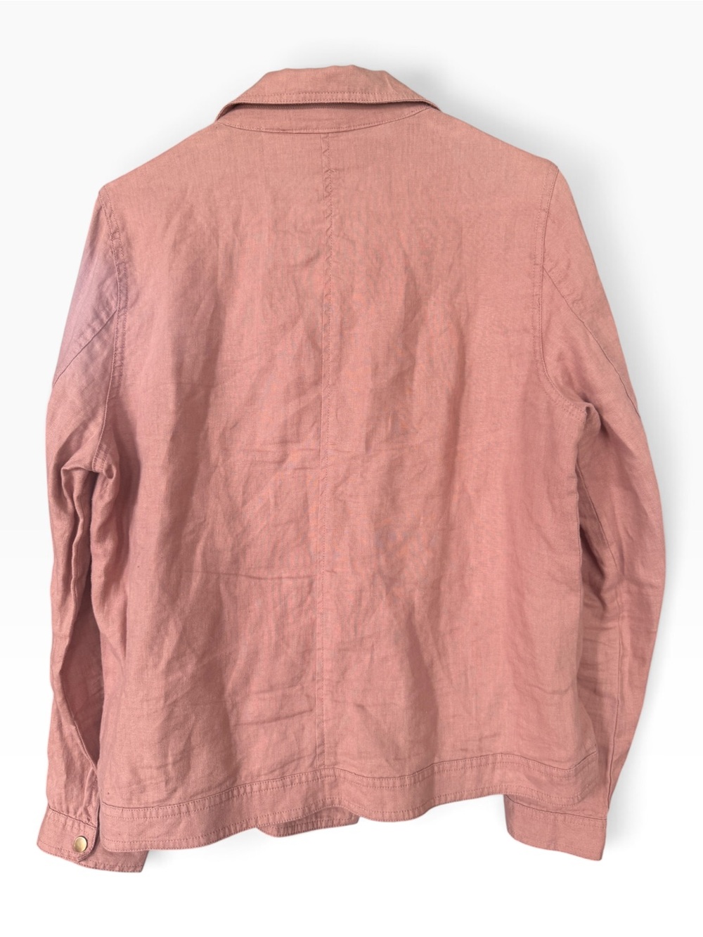 Cynthia Rowley Rose Pink Asymmetrical Moto Style Zip Jacket - Picture 3 of 7